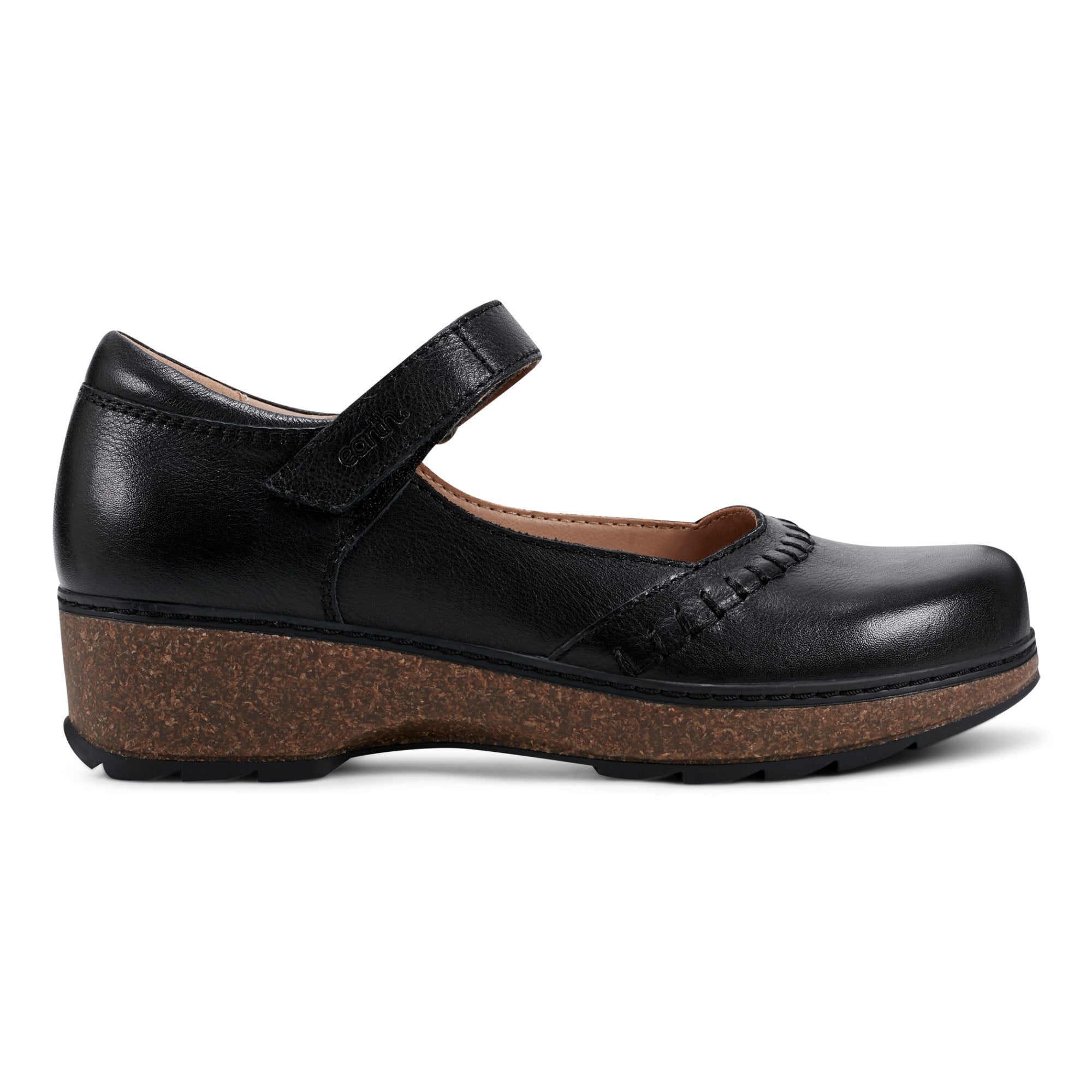 EARTH KALECE BLACK/NASHVILLE LEATHER  GR